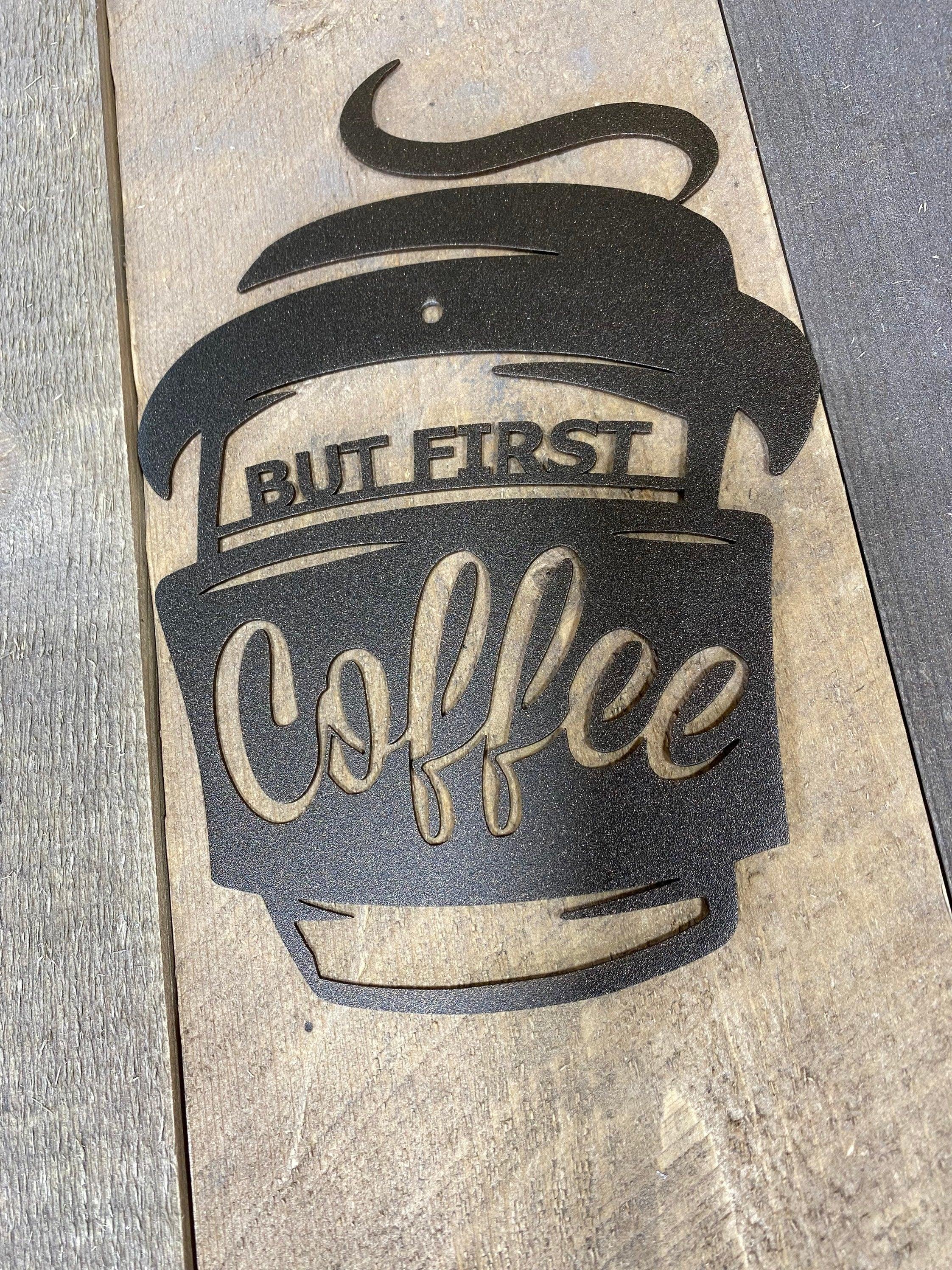 Coffee Lover Metal Wall Art - RMMDecor