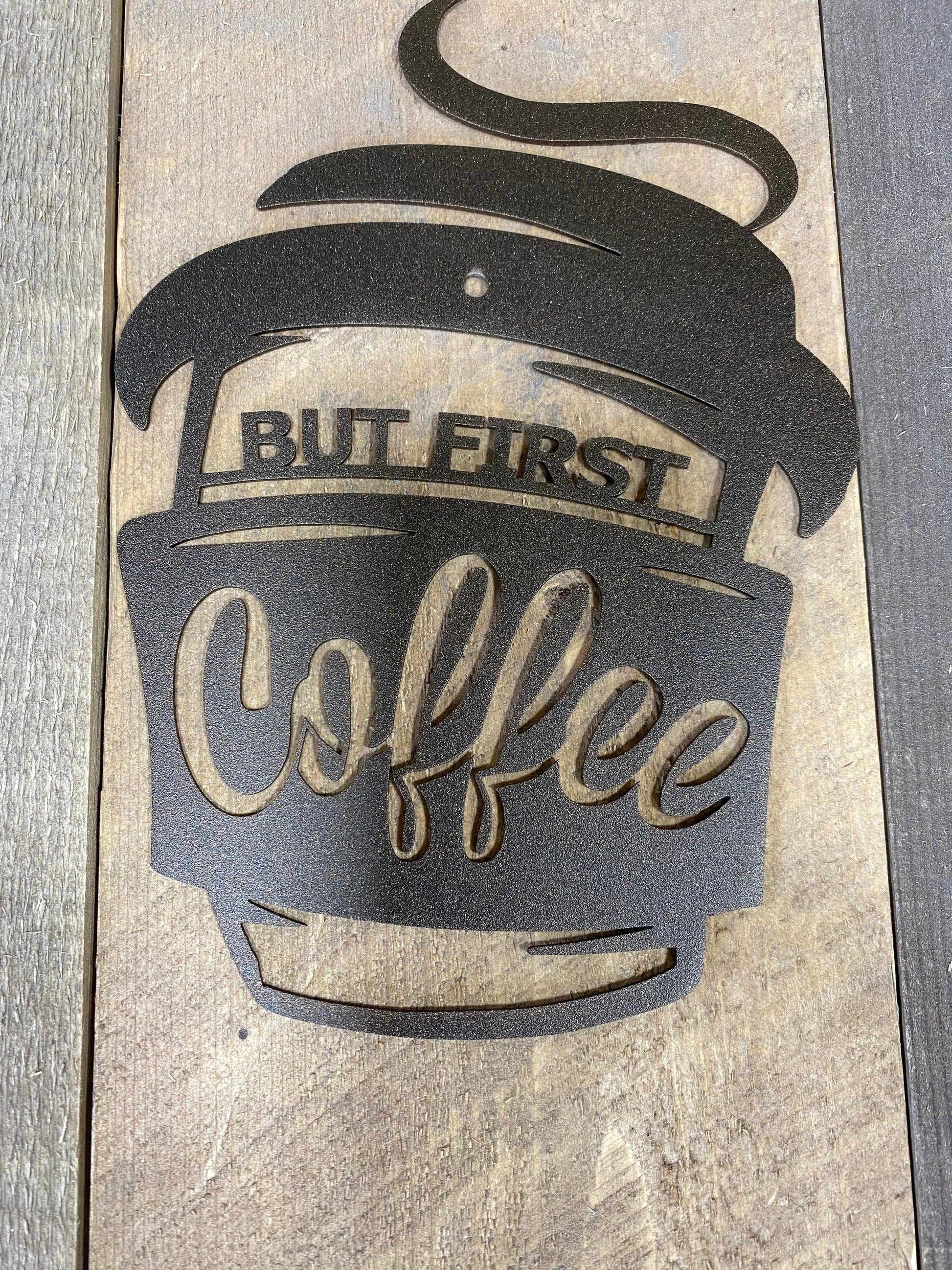 Coffee Lover Metal Wall Art - RMMDecor