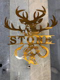 Personalized Metal Sportsman Sign – Bass Fishing & Deer Hunting Decor - RMMDecor