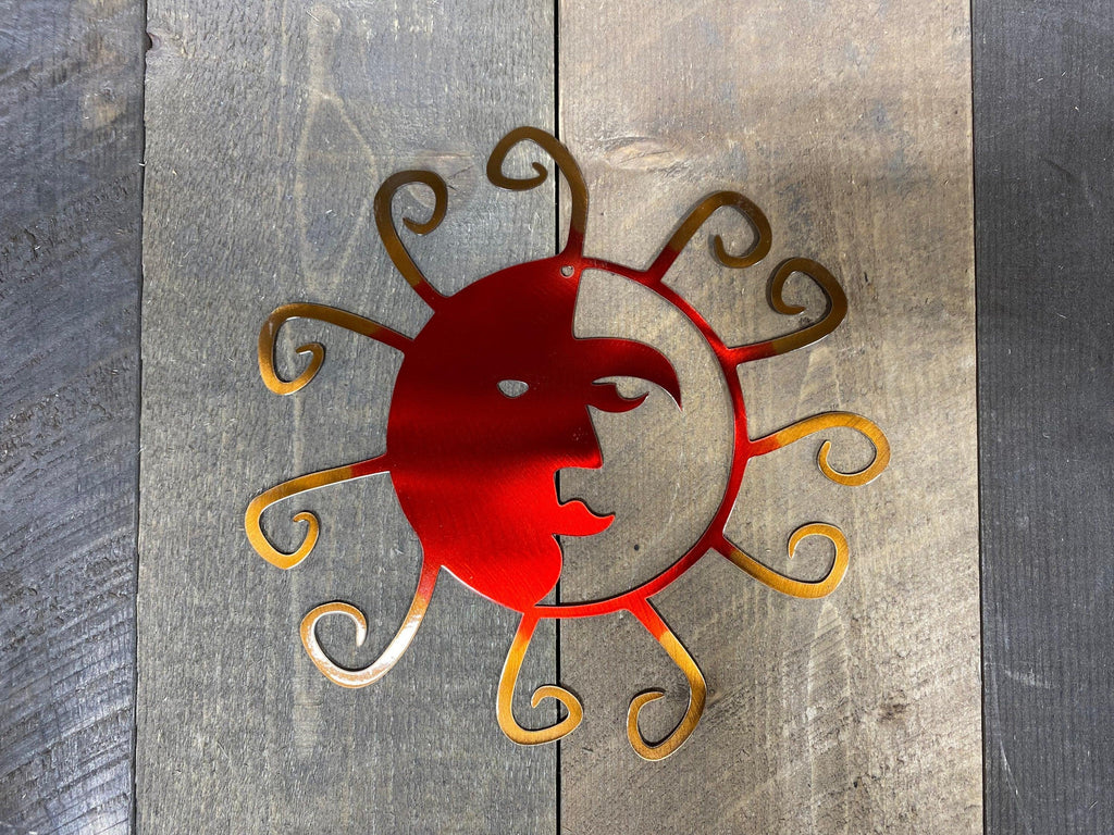 Retro Metal Sun Wall Art – Vibrant Decor for Patio, Porch & Garden - RMMDecor