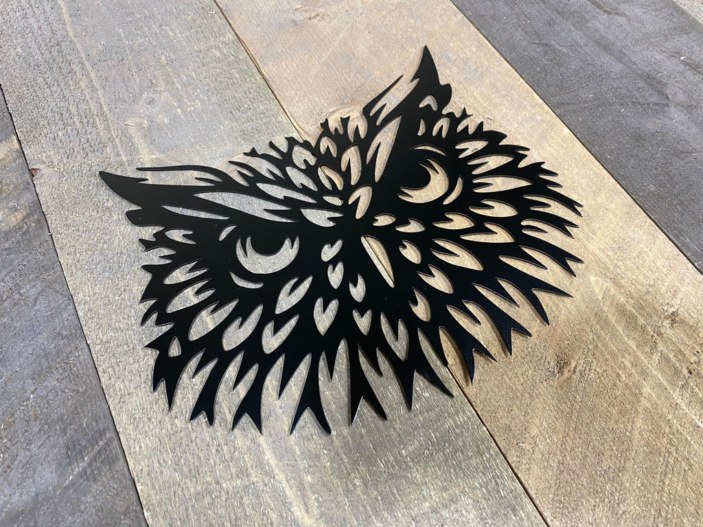 Owl Metal Wall Art – Rustic Home & Nursery Decor - RMMDecor