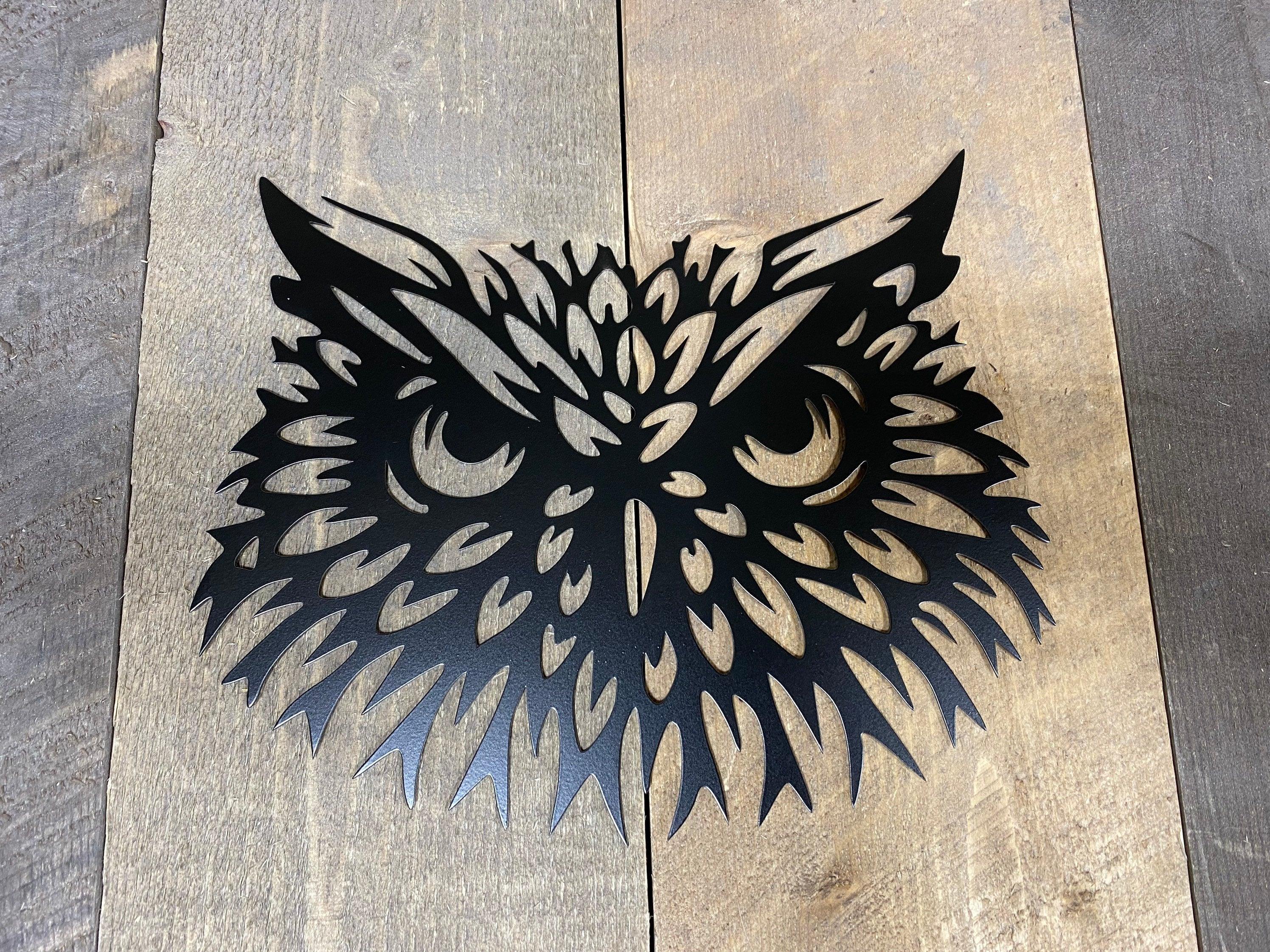 Owl Metal Wall Art – Rustic Home & Nursery Decor - RMMDecor