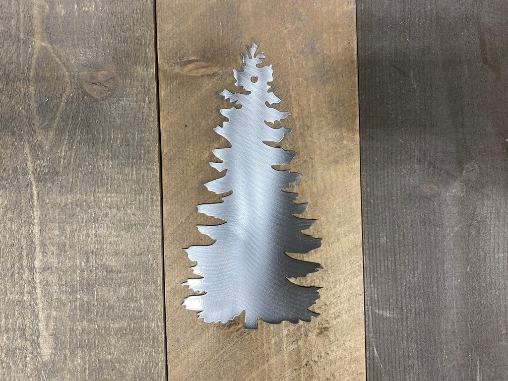 Metal Pine Tree Wall Art – Rustic Cabin & Lodge Decor - RMMDecor