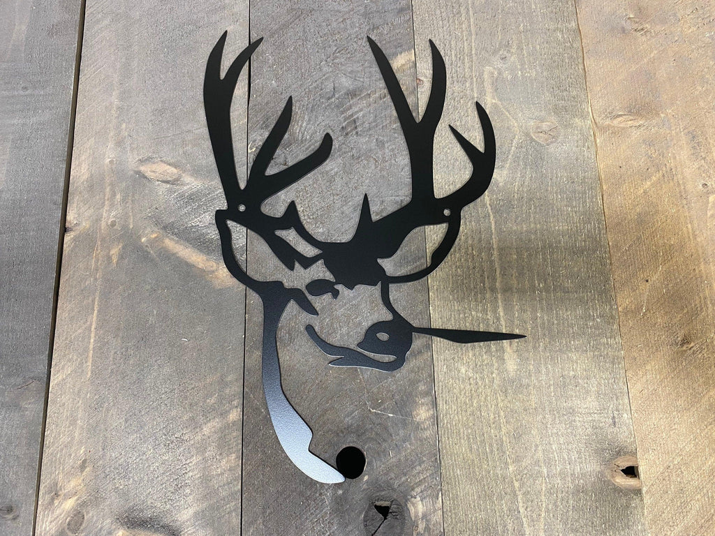 Rustic Deer Metal Wall Art – Cabin & Outdoorsman Decor - RMMDecor