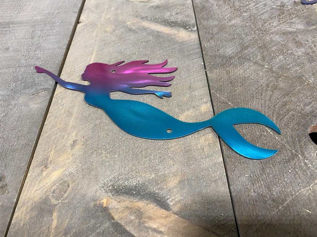 Coastal Mermaid Metal Wall Art – Beach & Ocean-Inspired Home Decor - RMMDecor