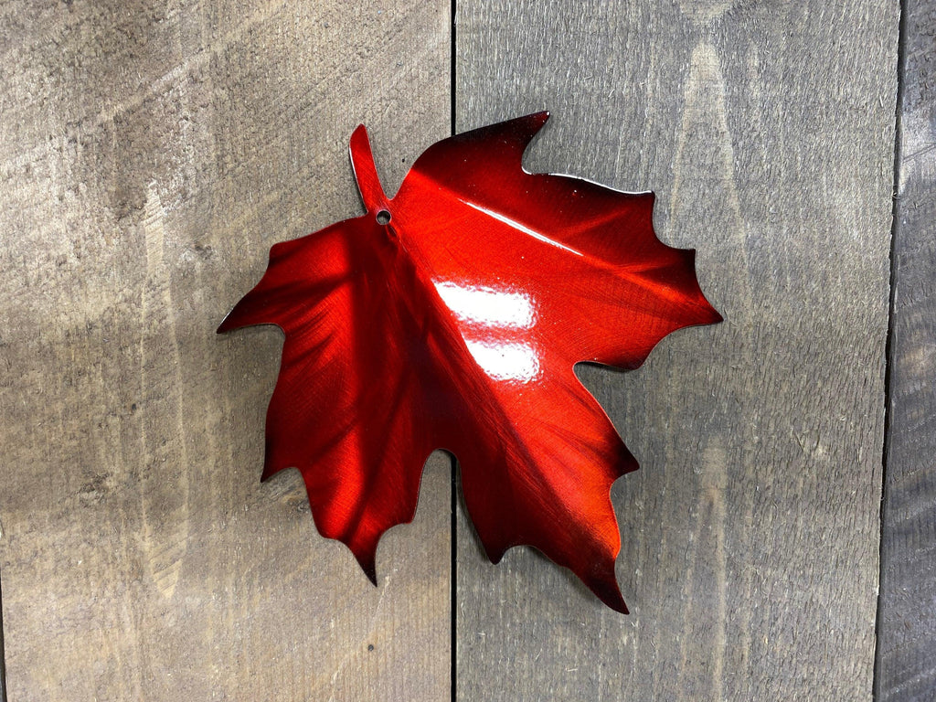 Metal Leaves Wall Decor – Rustic Autumn Accent for Home & Cabin - RMMDecor