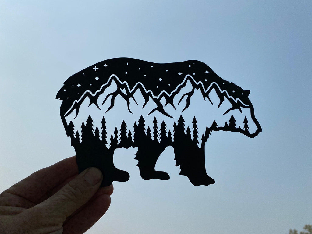 Bear Metal Wall Art – Rustic Cabin & Lodge Decor - RMMDecor