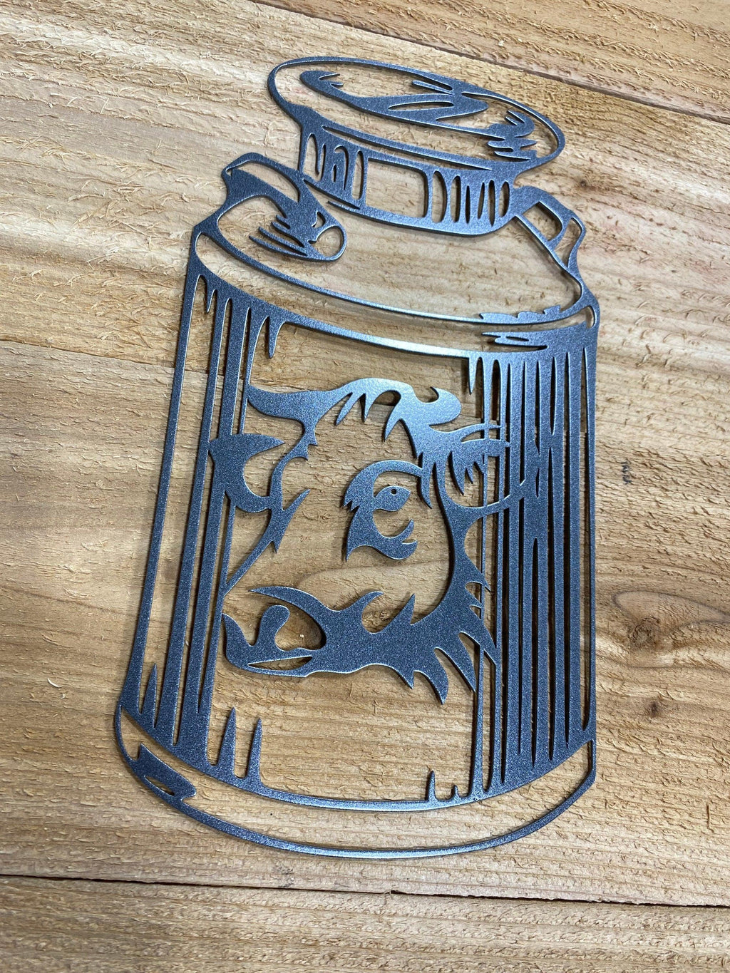 Rustic Metal Milk Can Wall Art – Vintage Farmhouse Decor - RMMDecor