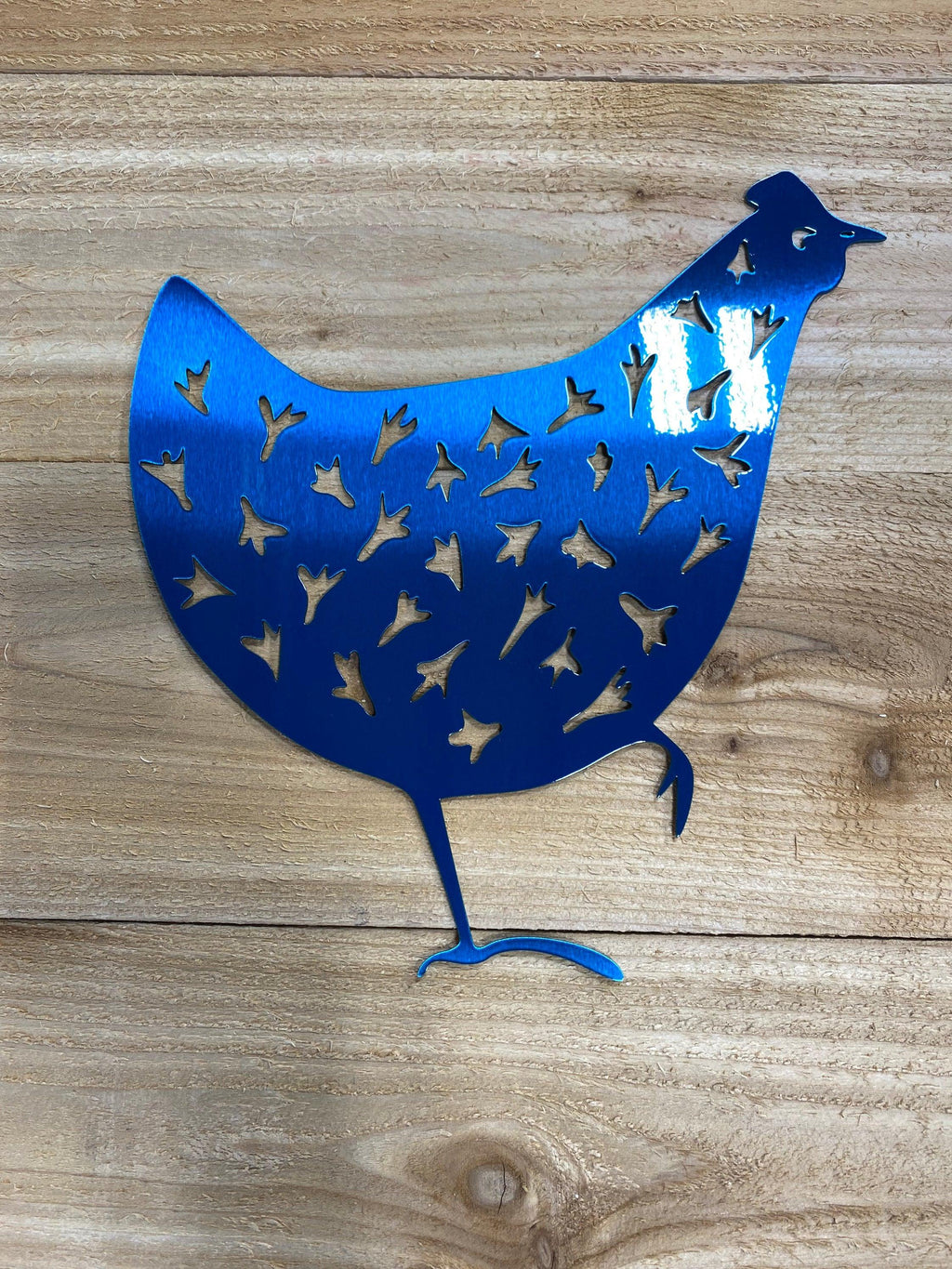 Funky Metal Chicken Wall Art – Rustic Farmhouse & Coop Decor - RMMDecor