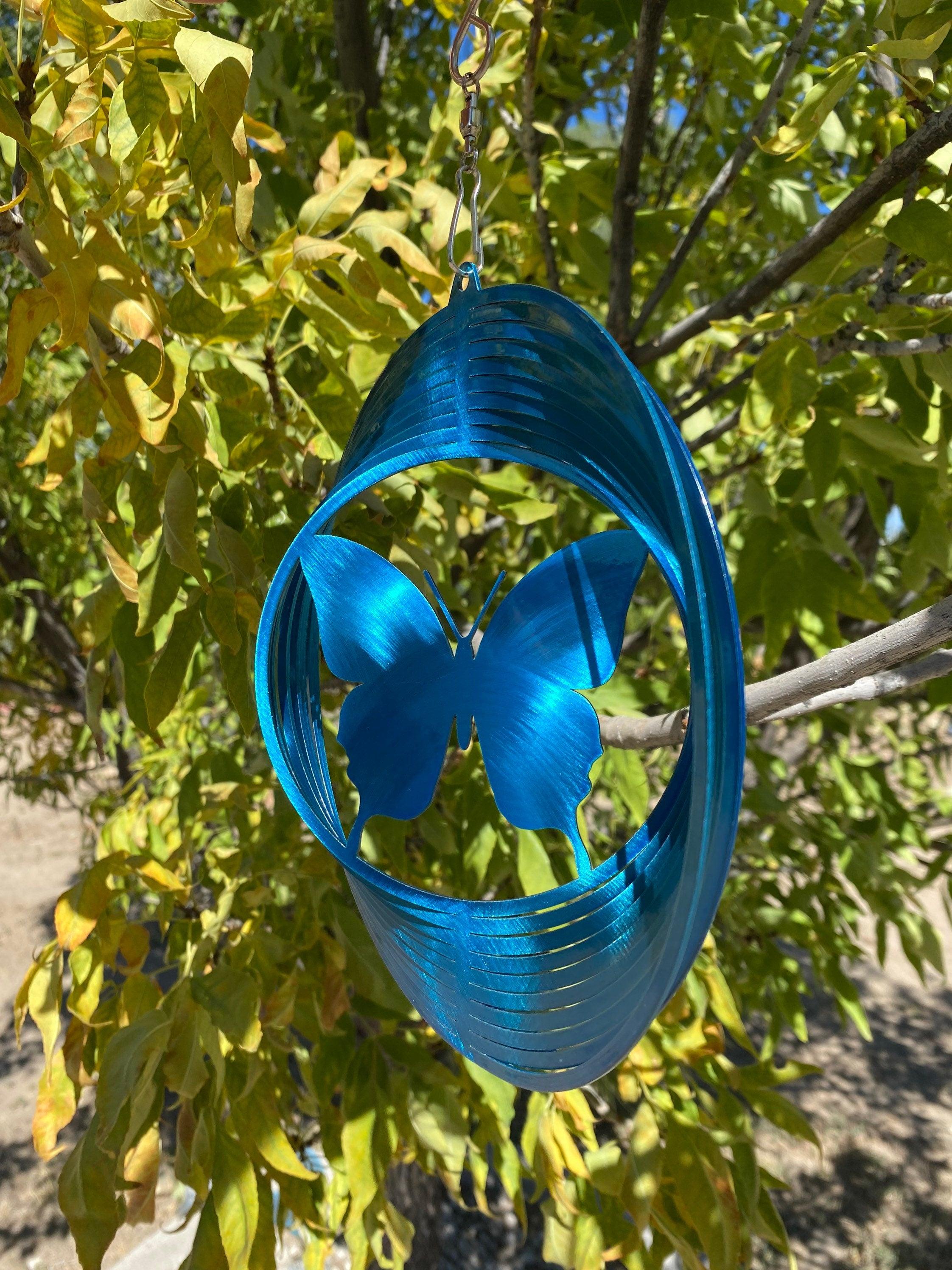 Monarch Butterfly Wind Spinner – Metal Garden & Yard Art - RMMDecor