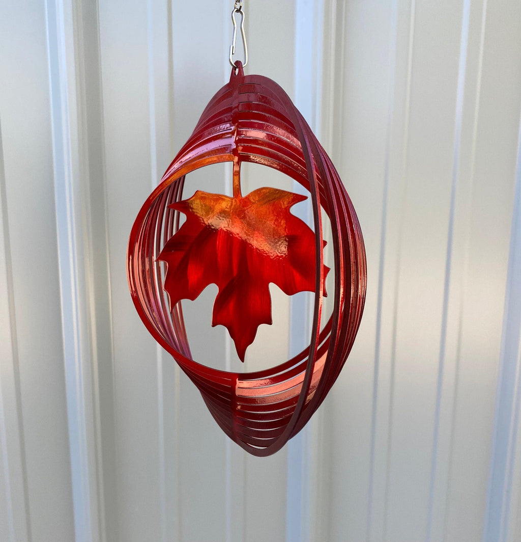 Maple Leaf Wind Spinner – Stunning Garden & Yard Decor - RMMDecor