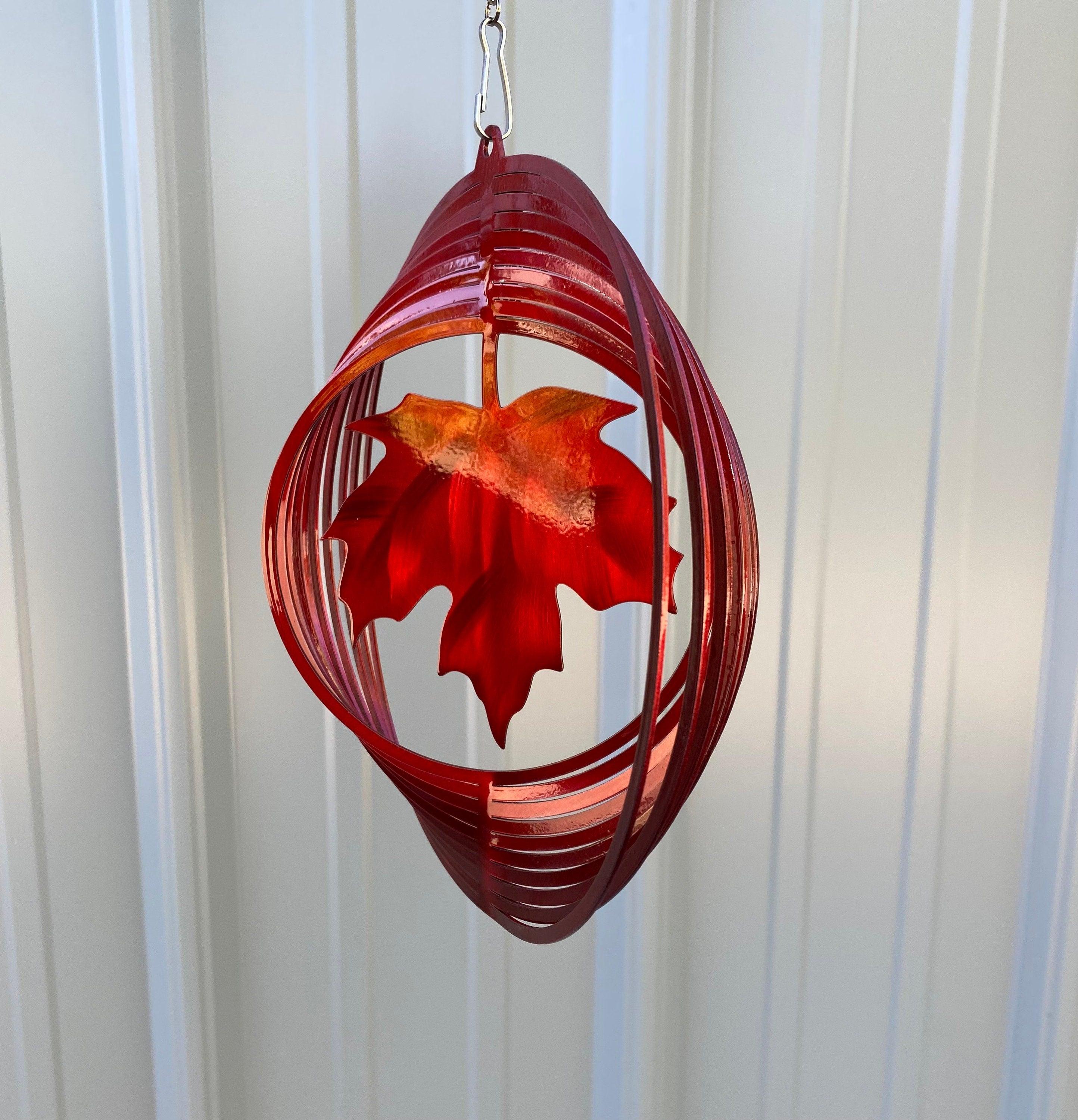 Maple Leaf Wind Spinner – Stunning Garden & Yard Decor - RMMDecor