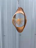 Honey Bee Metal Wind Spinner – Garden & Patio Decor - RMMDecor