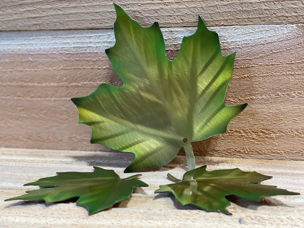 Metal Leaves Wall Decor – Rustic Autumn Accent for Home & Cabin - RMMDecor