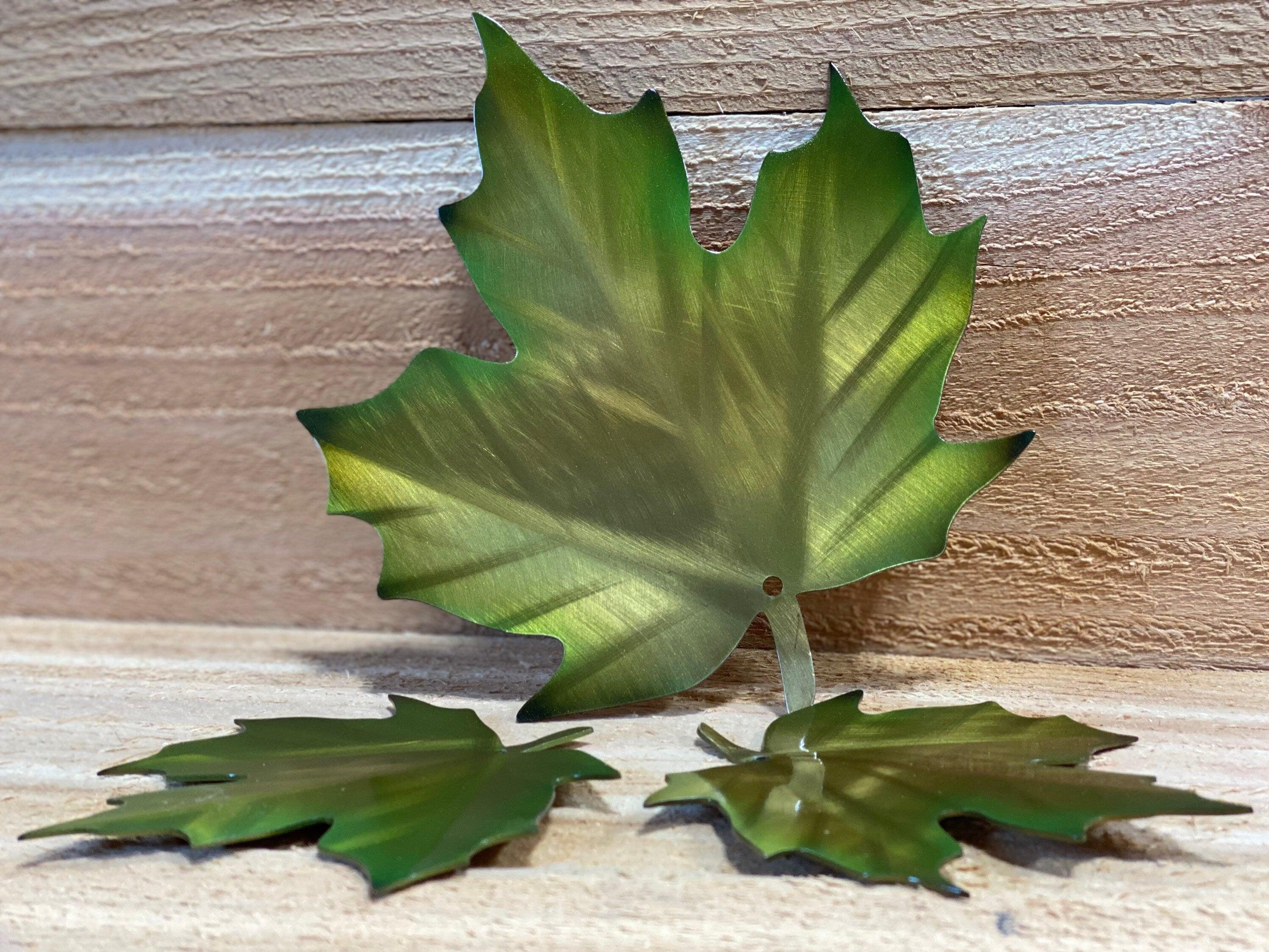 Metal Leaves Wall Decor – Rustic Autumn Accent for Home & Cabin - RMMDecor