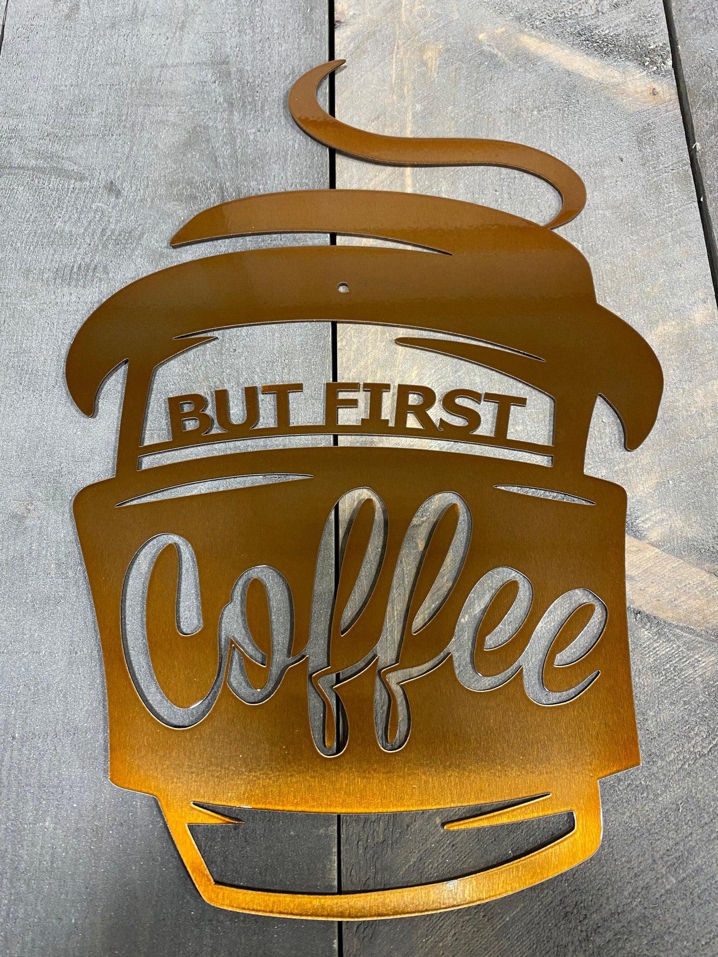 Coffee Lover Metal Wall Art - RMMDecor