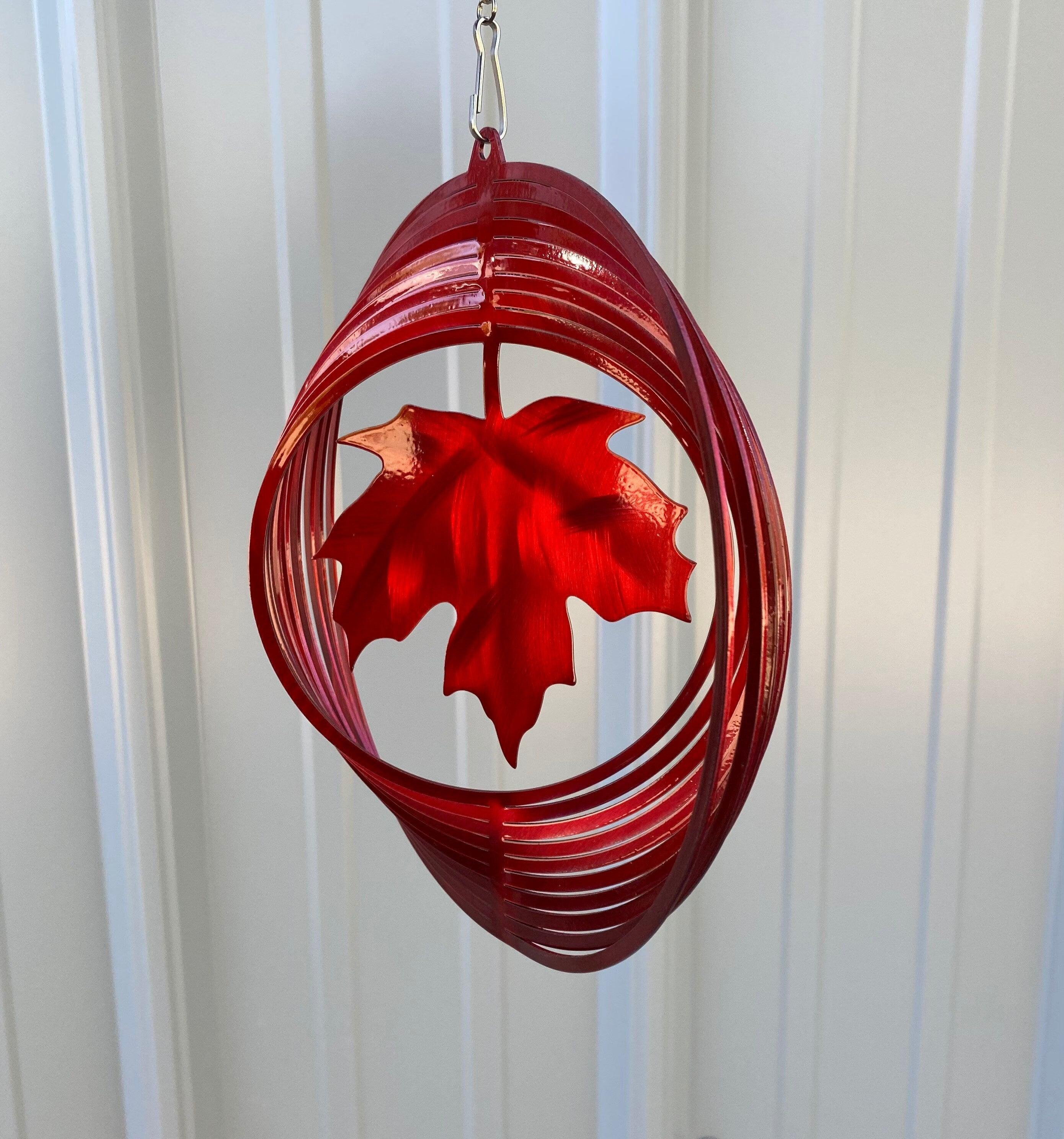 Maple Leaf Wind Spinner – Stunning Garden & Yard Decor - RMMDecor