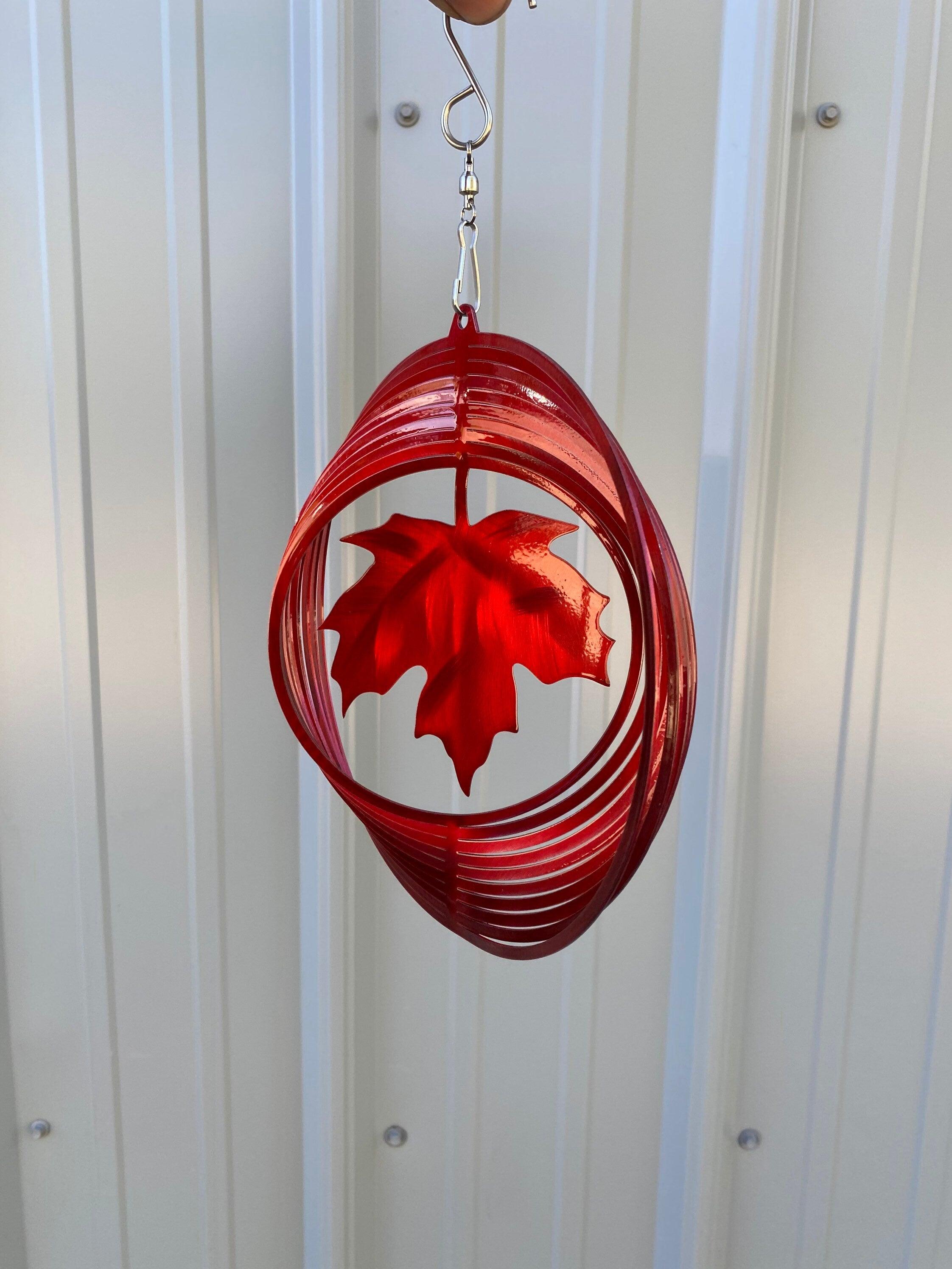 Maple Leaf Wind Spinner – Stunning Garden & Yard Decor - RMMDecor