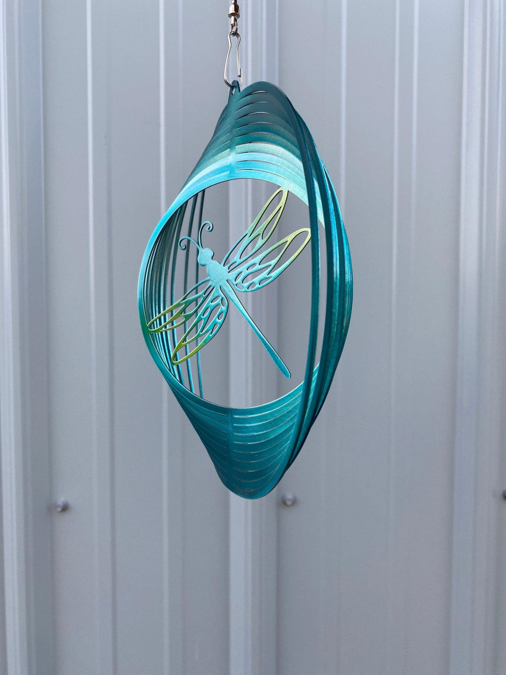 Dragonfly Wind Spinner – Metal Garden Art & Yard Decor - RMMDecor
