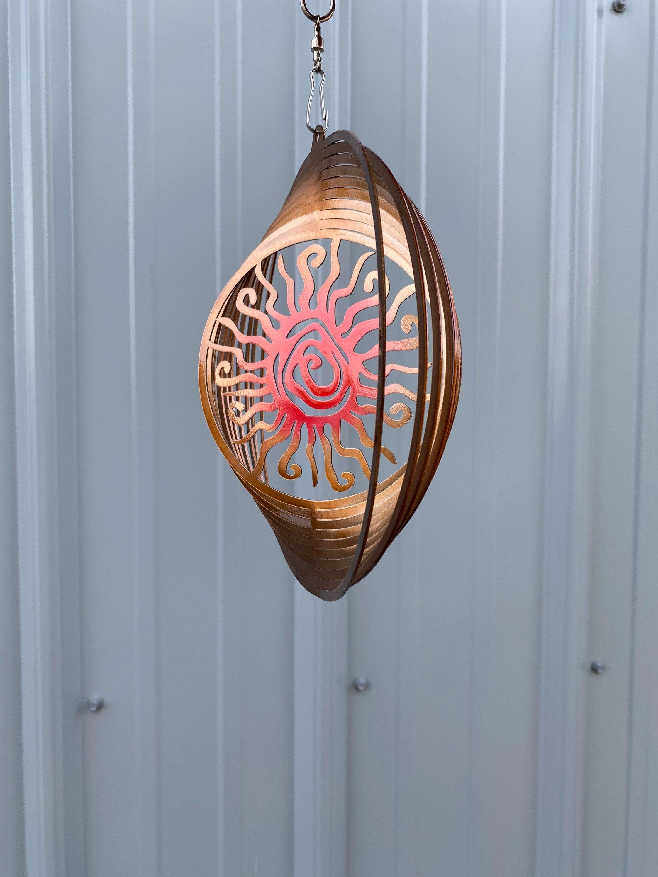 Metal Sun Wind Spinner – Vibrant Garden & Yard Art - RMMDecor
