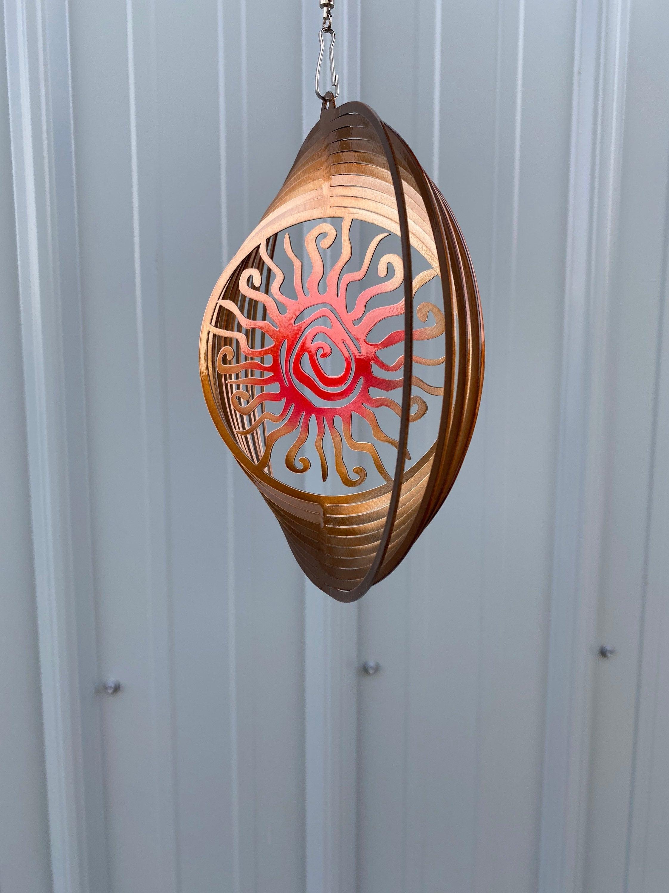Metal Sun Wind Spinner – Vibrant Garden & Yard Art - RMMDecor