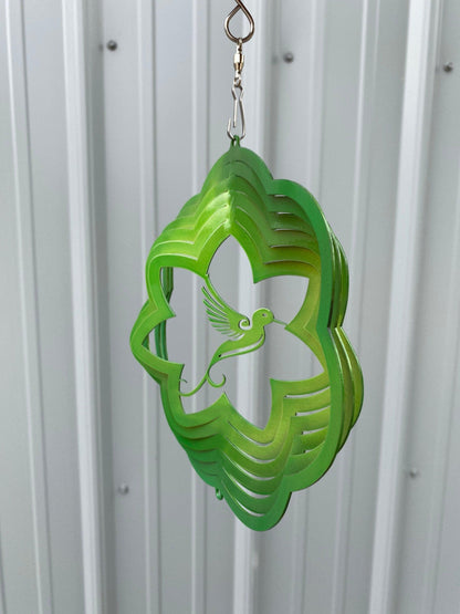 Hummingbird Wind Spinner – Metal Garden Art & Yard Decor - RMMDecor