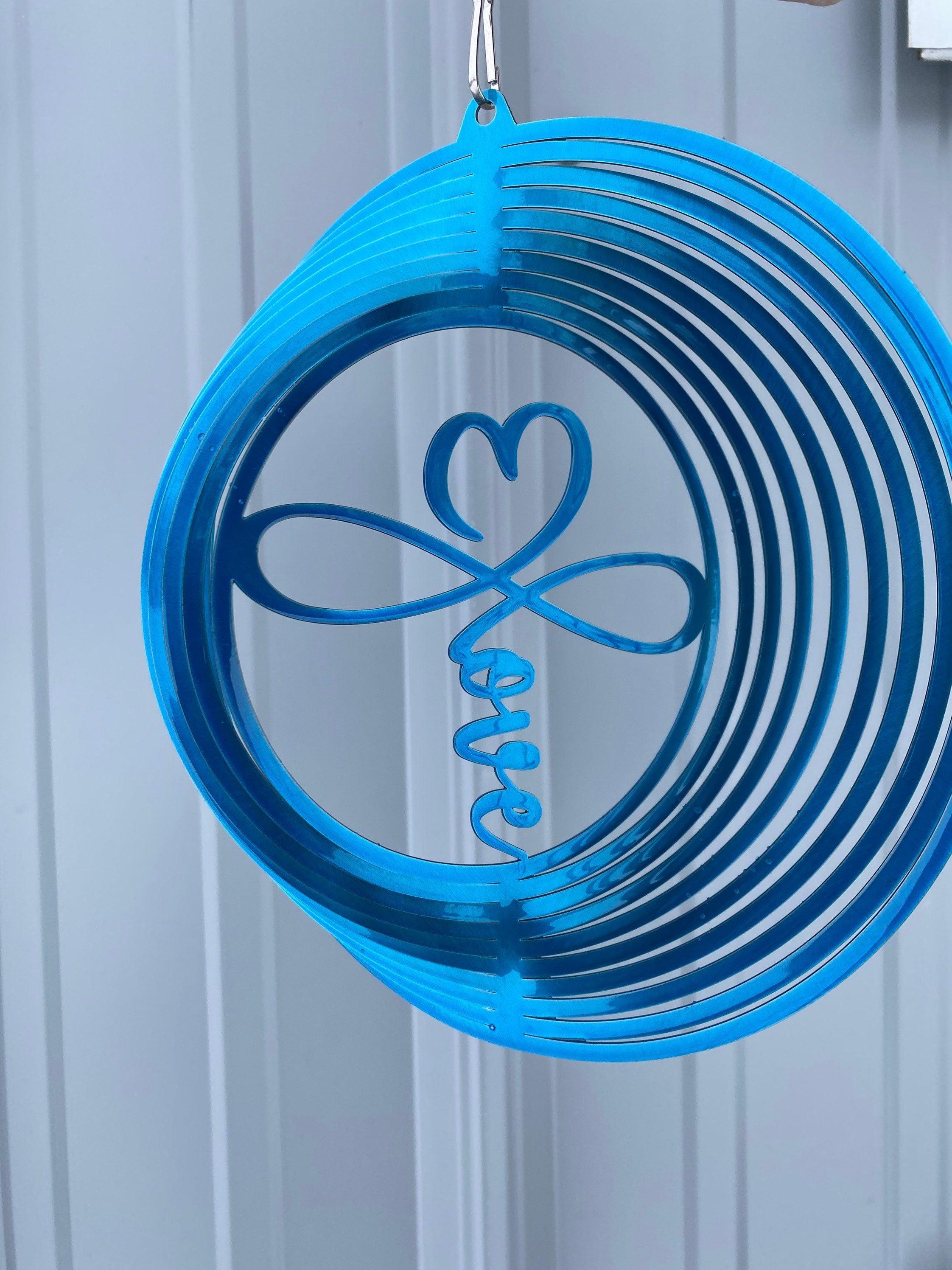 Infinity Heart Wind Spinner – Unique Metal Garden Decor & Gift - RMMDecor