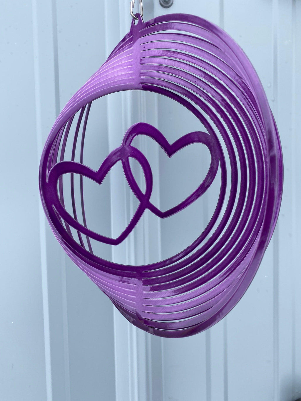 Hearts in Heart Wind Spinner – Metal Garden Art & Gift - RMMDecor