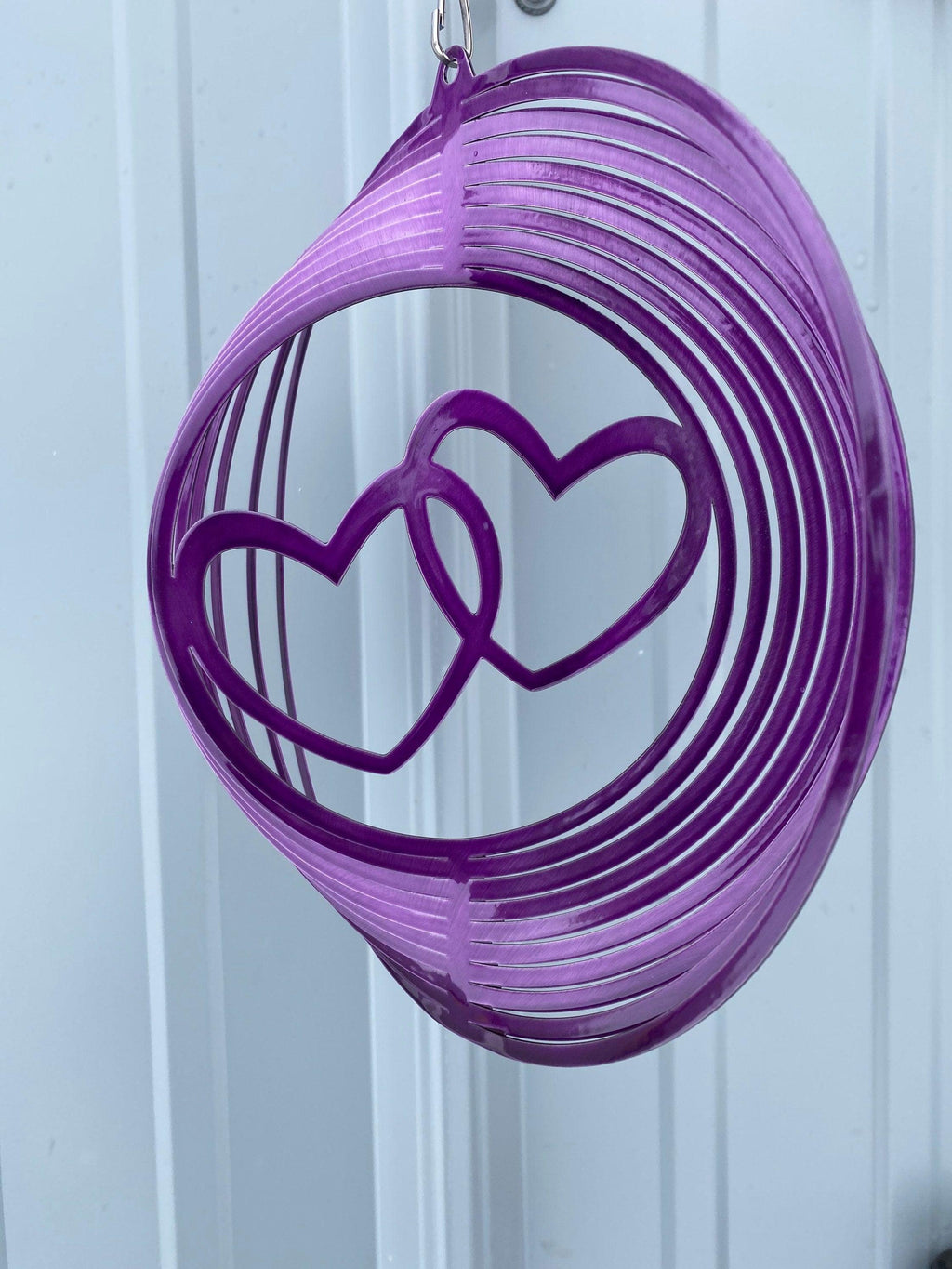 Hearts in Heart Wind Spinner – Metal Garden Art & Gift - RMMDecor