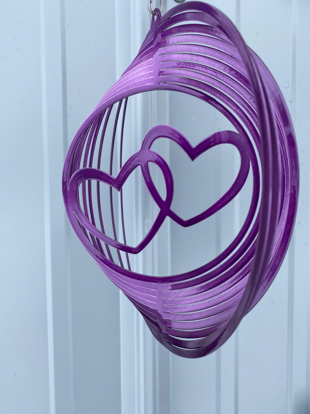 Hearts in Heart Wind Spinner – Metal Garden Art & Gift - RMMDecor