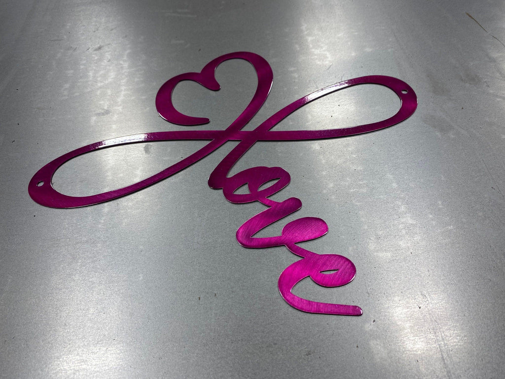 Infinity Heart Metal Wall Art – Romantic Gift - RMMDecor
