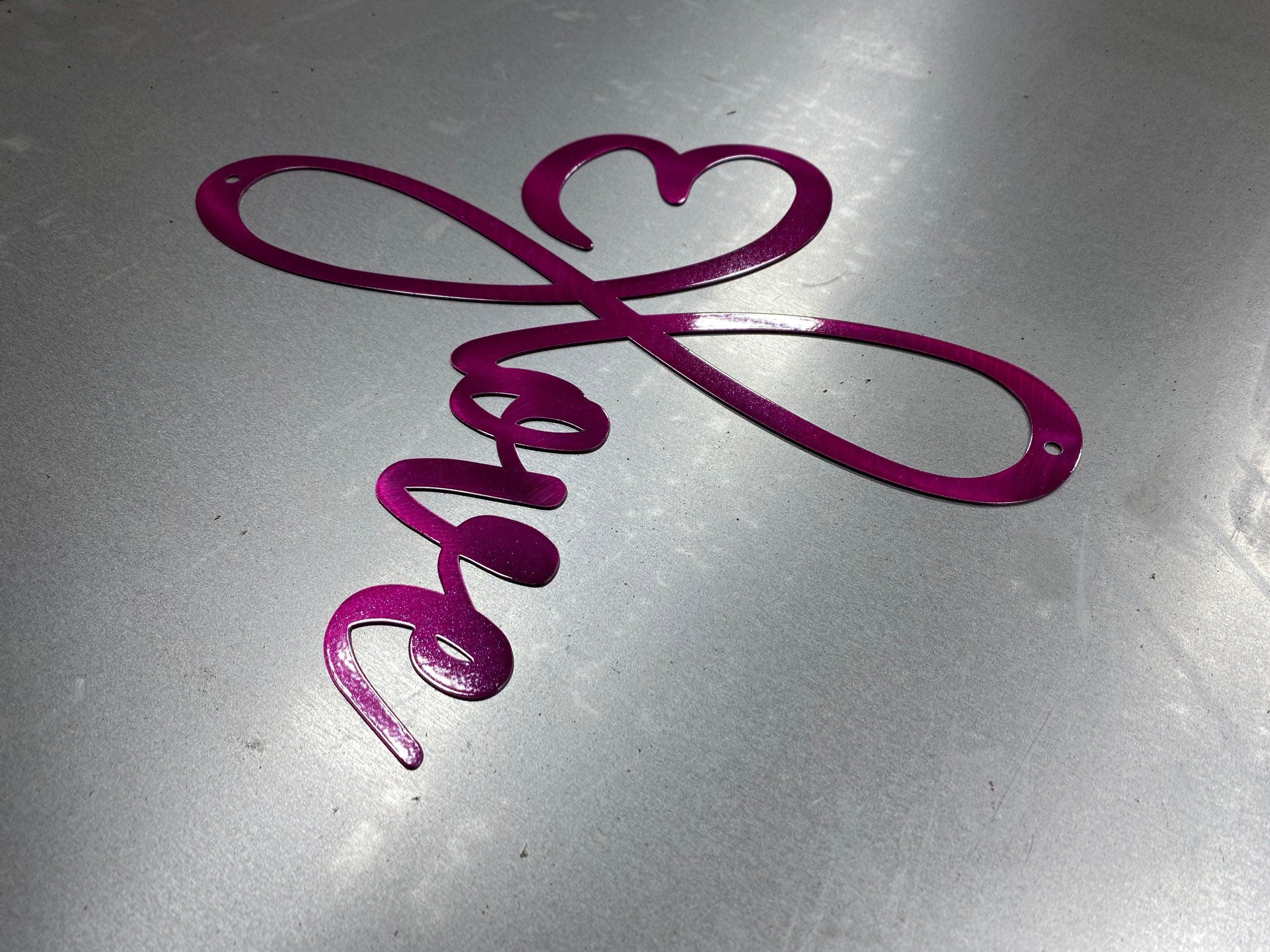 Infinity Heart Metal Wall Art – Romantic Gift - RMMDecor