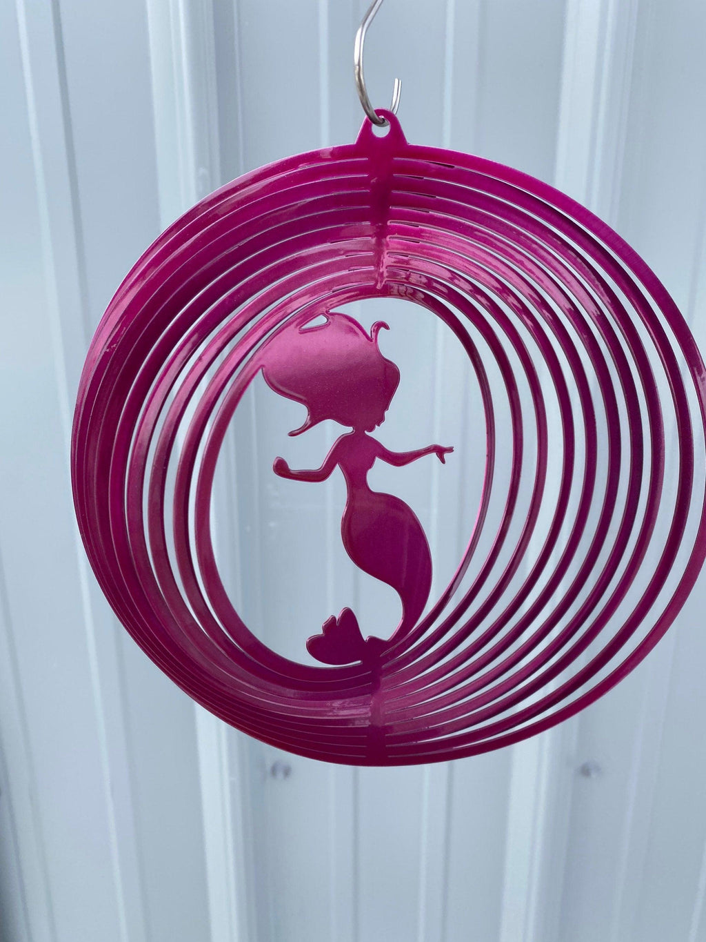 Mermaid Wind Spinner – Coastal Metal Art for Beach & Nautical Decor - RMMDecor