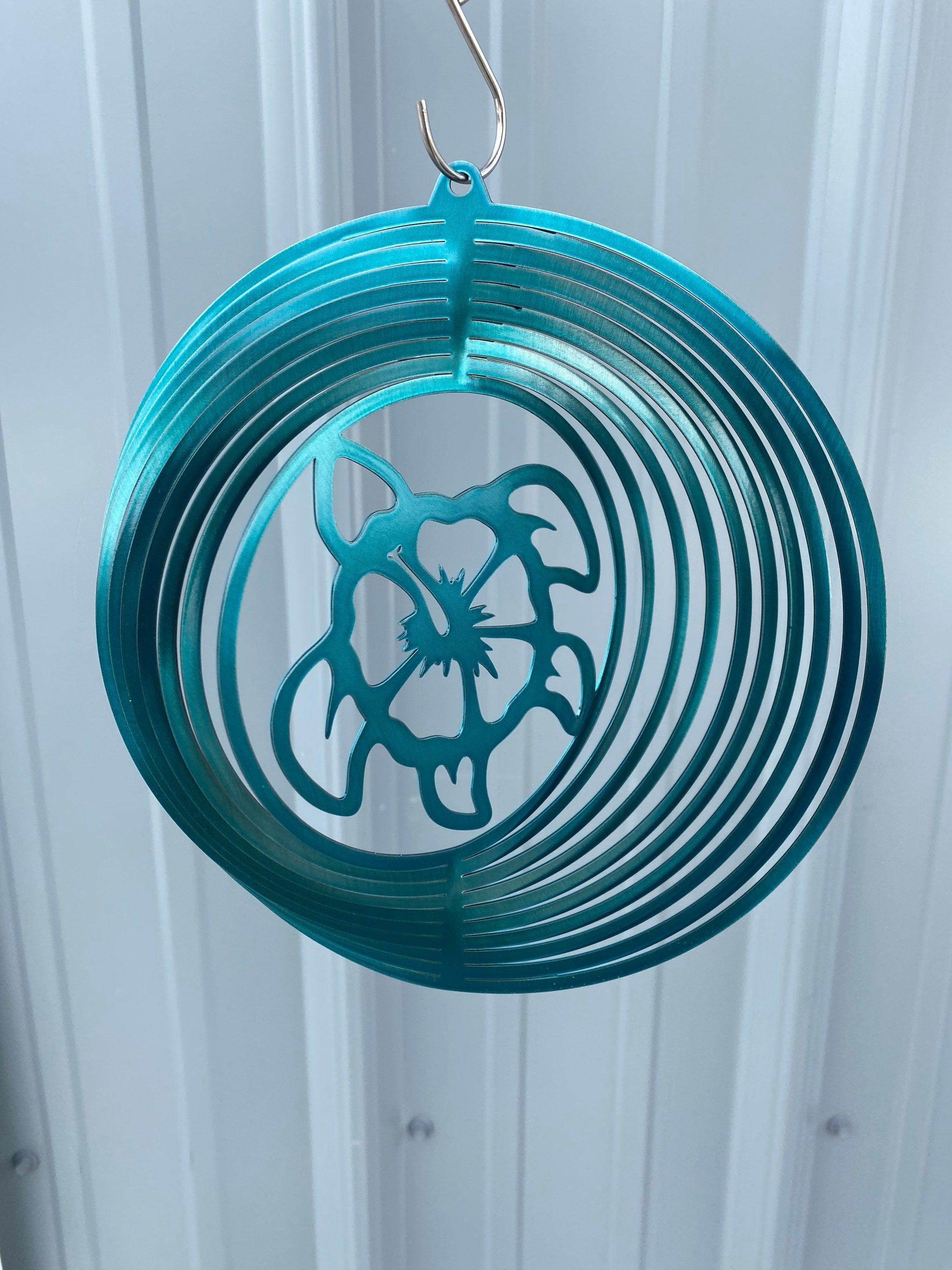 Sea Turtle Wind Spinner – Coastal Metal Art for Beach & Pool House Decor - RMMDecor