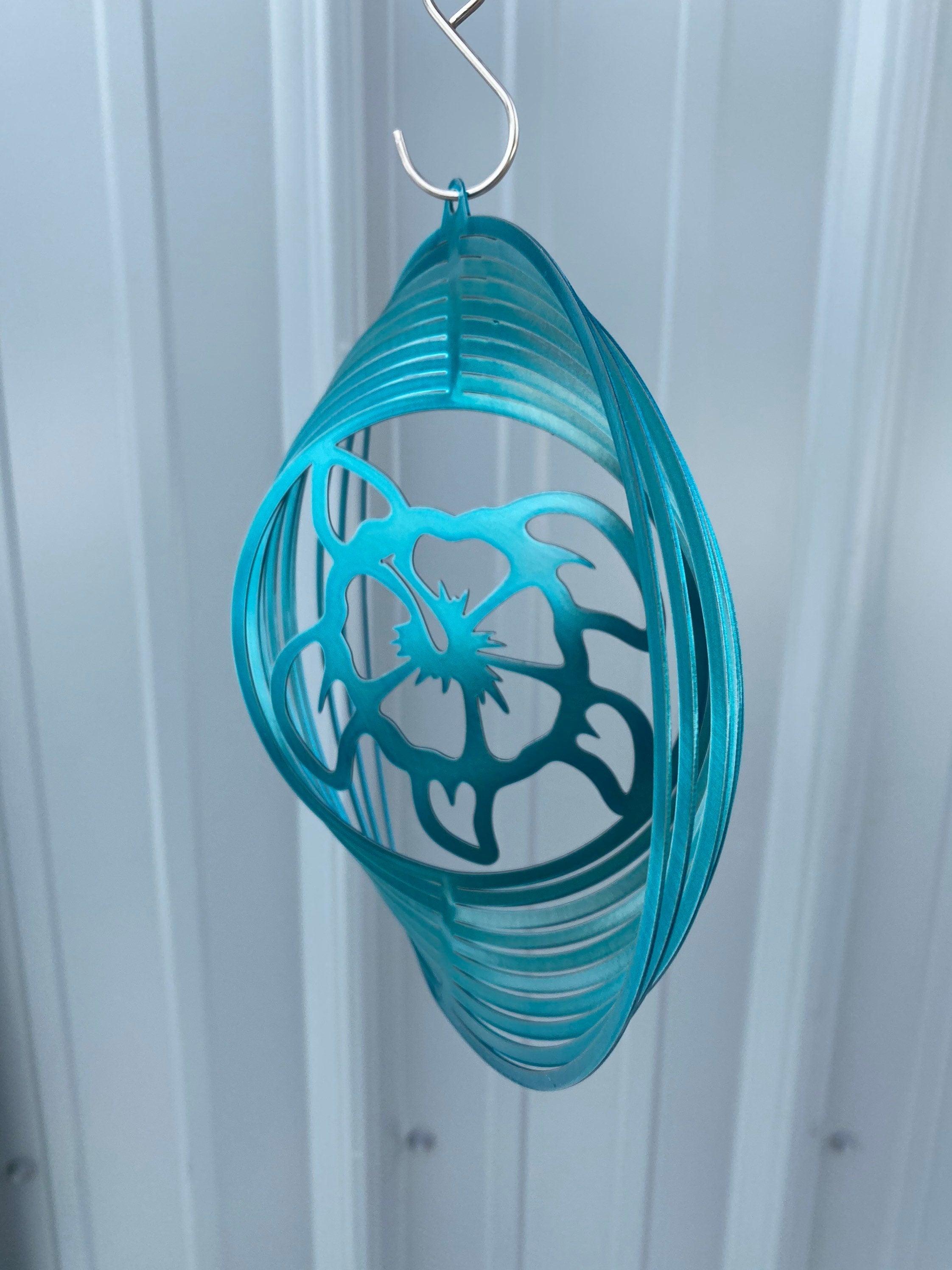 Sea Turtle Wind Spinner – Coastal Metal Art for Beach & Pool House Decor - RMMDecor