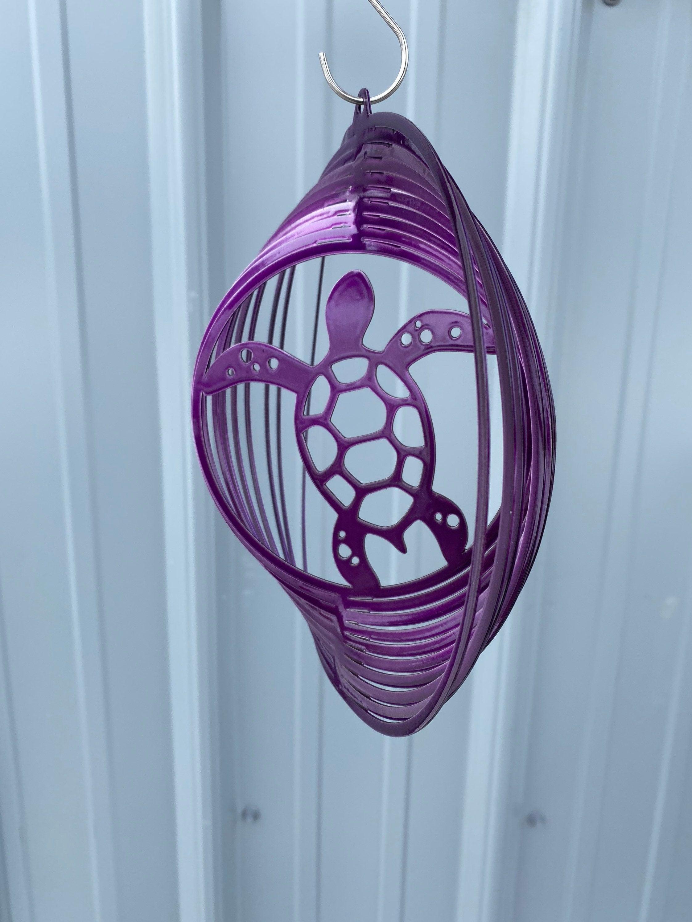 Sea Turtle Wind Spinner – Coastal Metal Art for Beach & Nautical Decor - RMMDecor