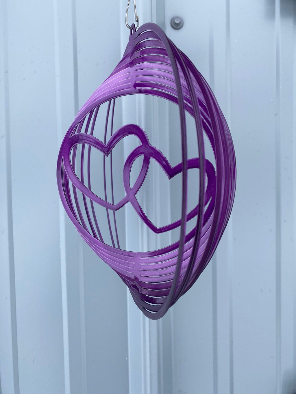 Hearts in Heart Wind Spinner – Metal Garden Art & Gift - RMMDecor