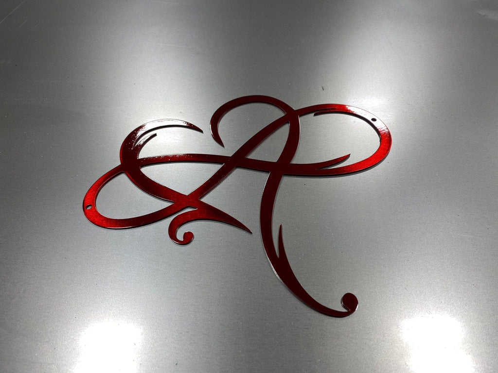 Infinite Love Infinity Heart Metal Wall Art – Romantic Gift & Home Decor - RMMDecor