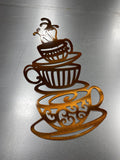 Metal Coffee Bar Wall Art – Cafe, Kitchen & Coffee Shop Decor - RMMDecor