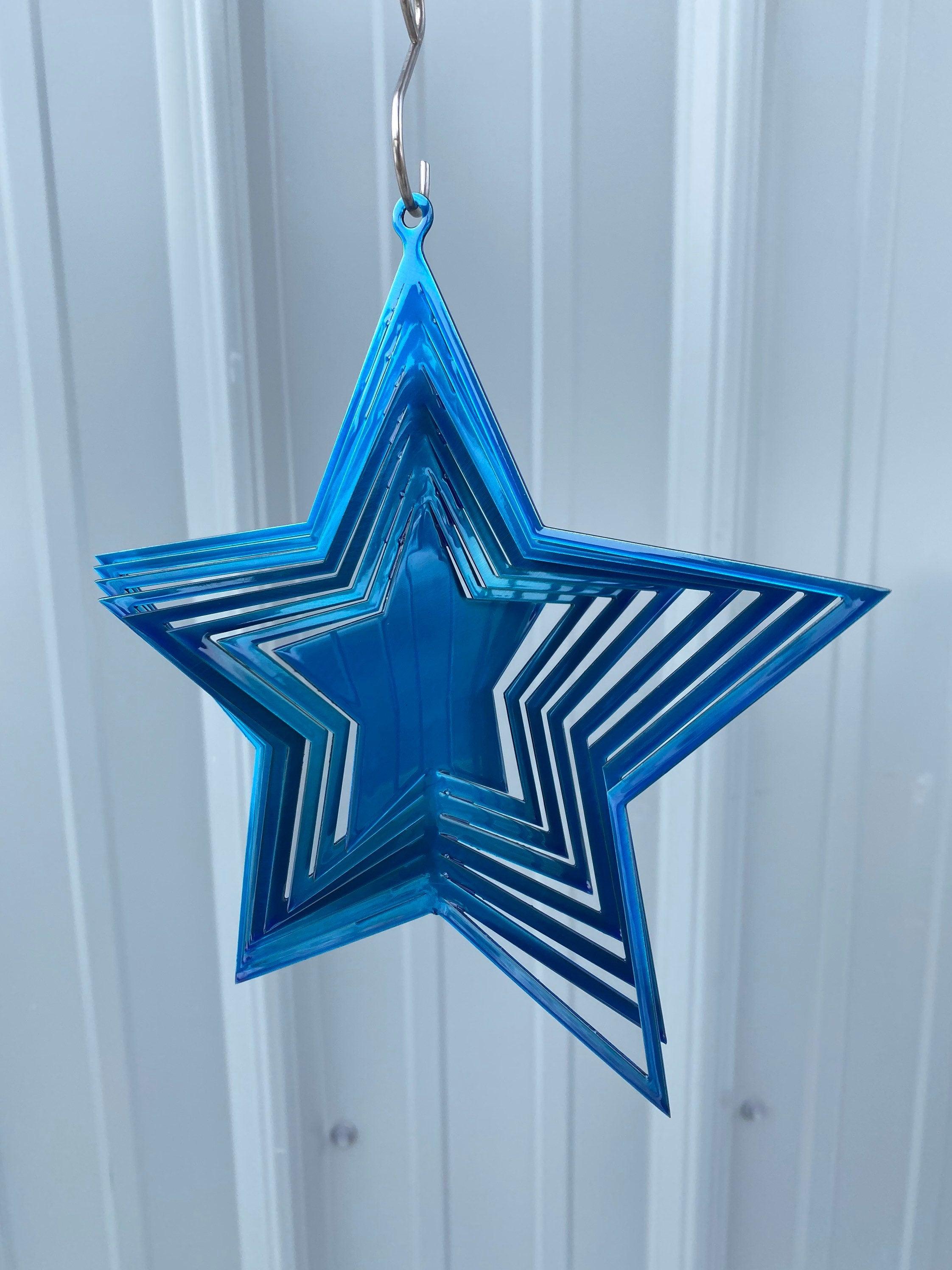 Lucky Star Wind Spinner – Metal Garden Art & Unique Gift - RMMDecor