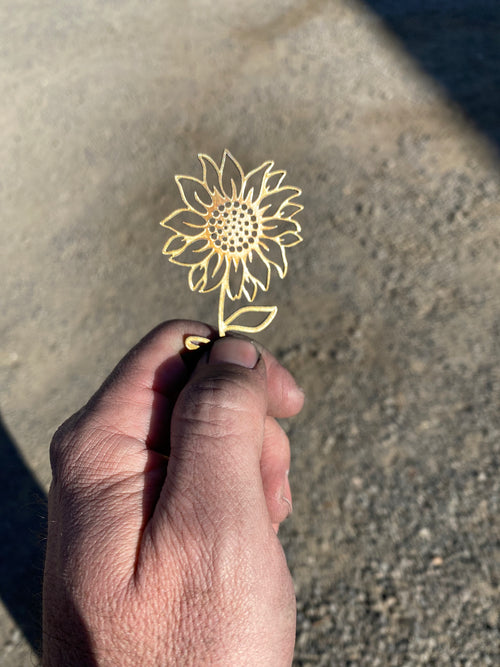 Bad Little Sunflower – Playful & Unique Metal Wall Art - RMMDecor