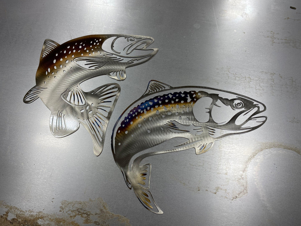 Trout Metal Wall Art Bundle - RMMDecor