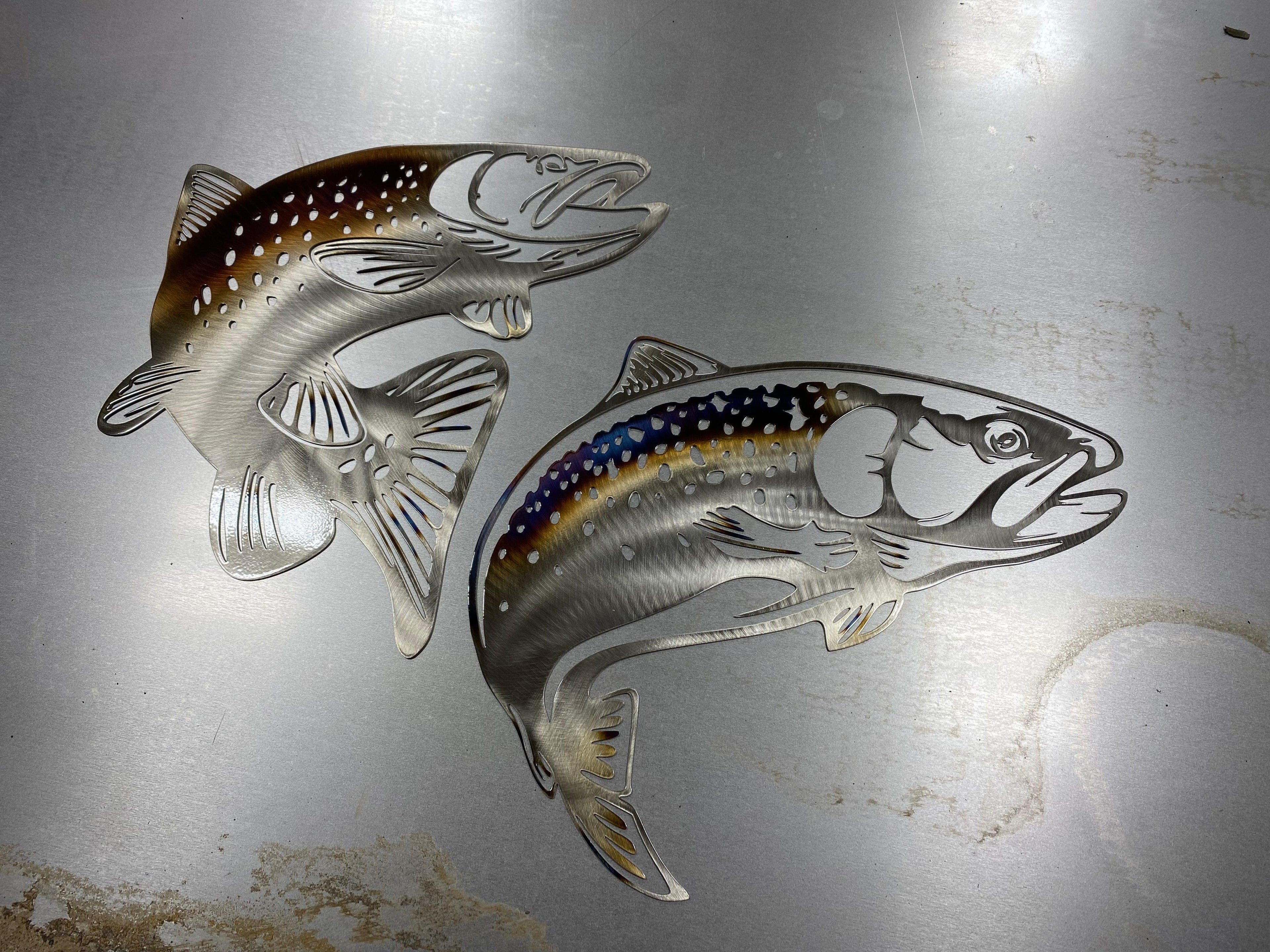 Trout Metal Wall Art Bundle - RMMDecor
