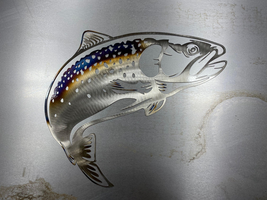 Trout Metal Wall Art - RMMDecor