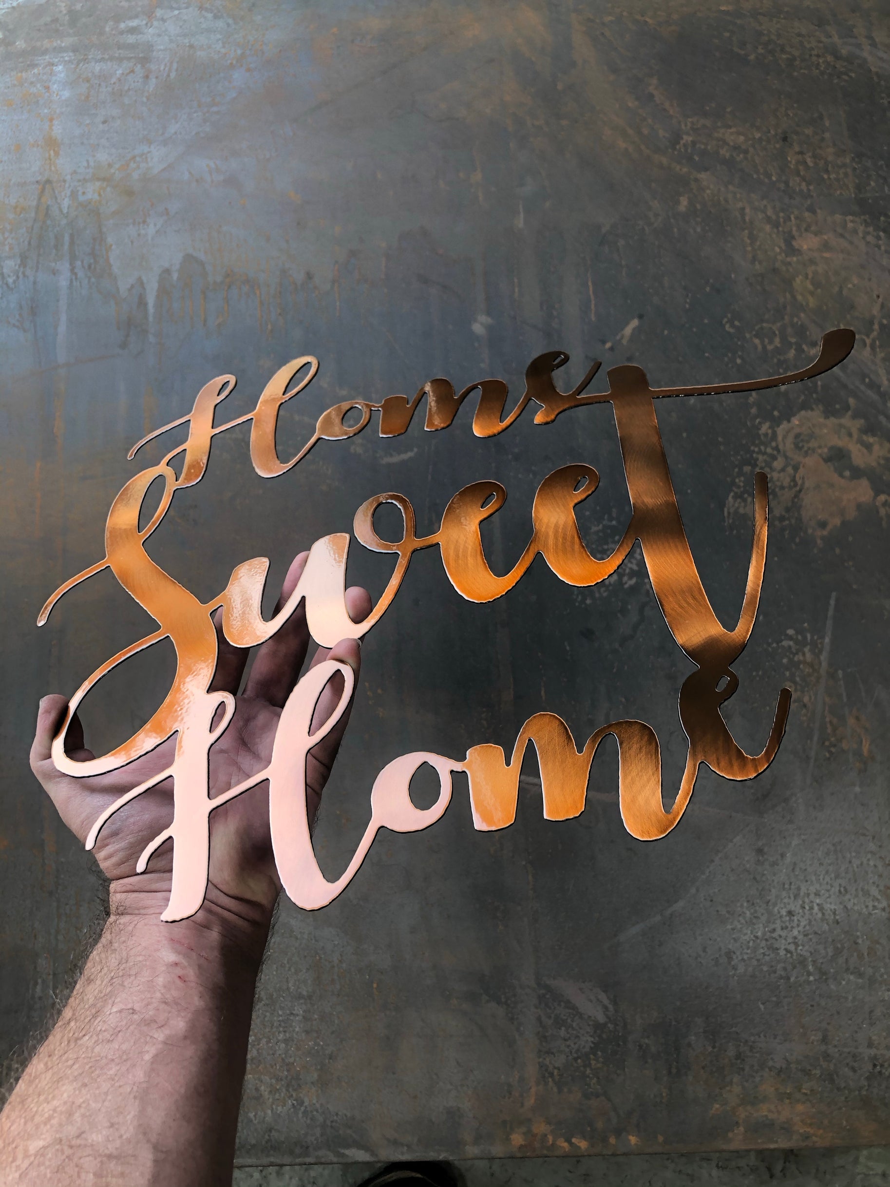 Home Sweet Home Metal Wall Art