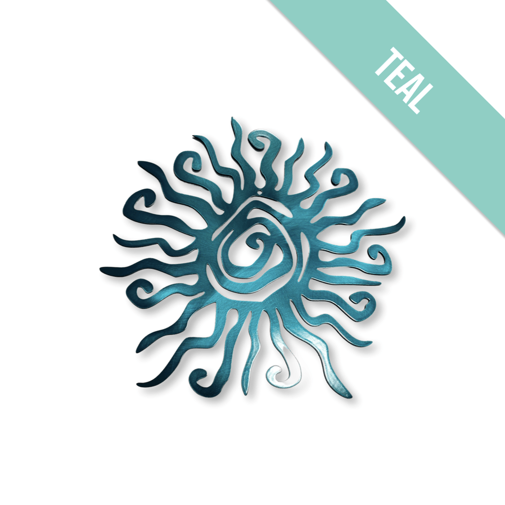 Retro Metal Sun Wall Art – Vibrant Indoor & Outdoor Decor - RMMDecor