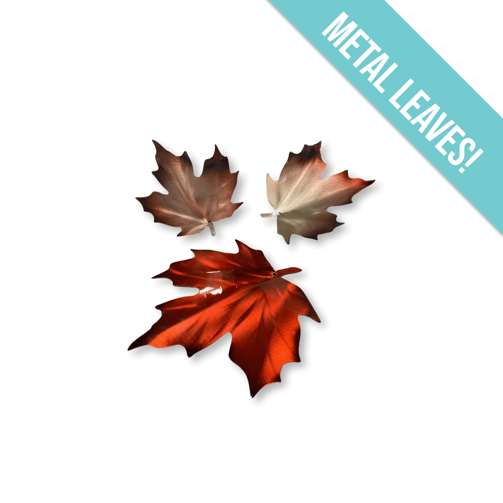 Metal Leaves Wall Decor – Rustic Autumn Accent for Home & Cabin - RMMDecor