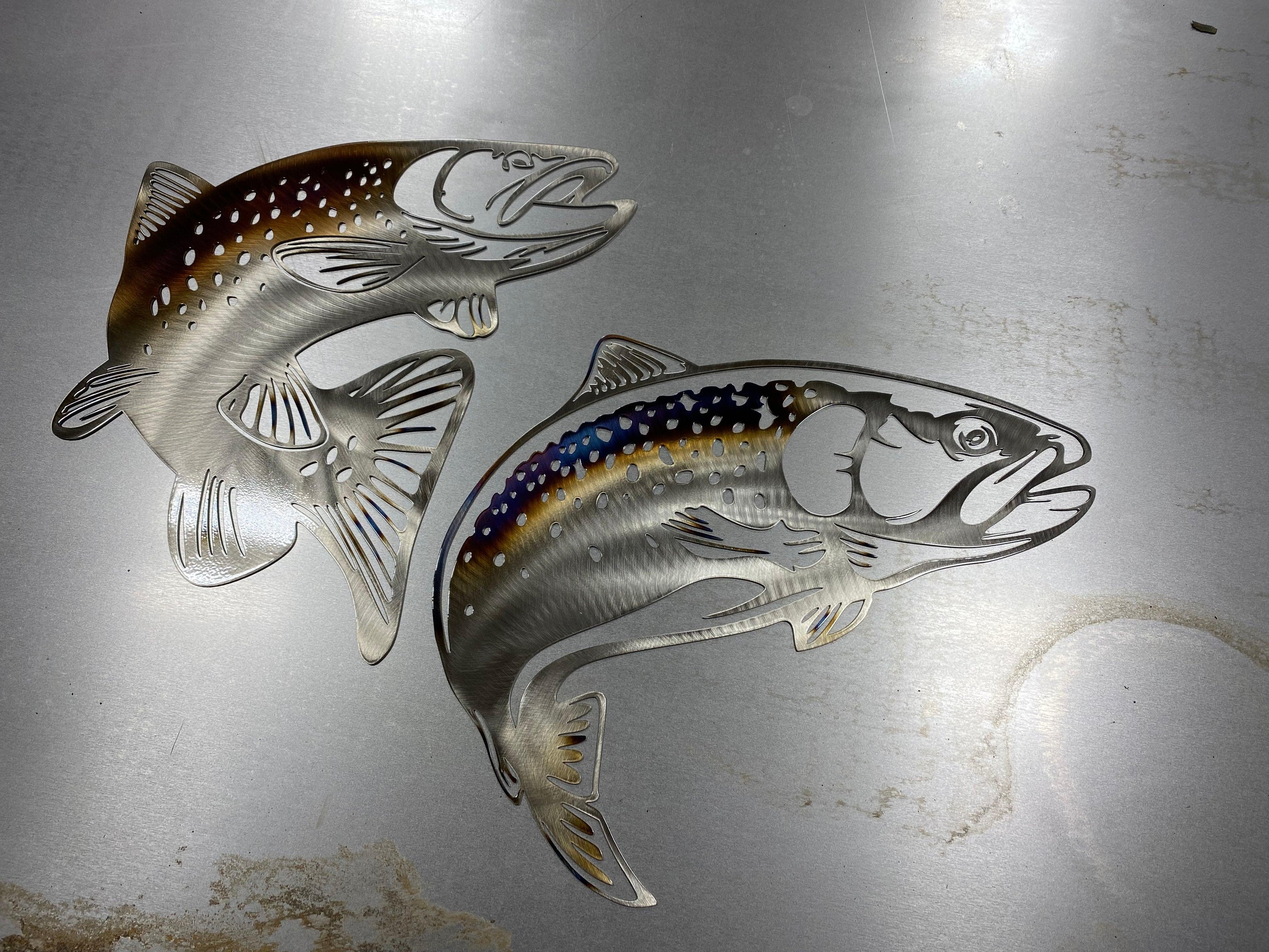Trout Metal Wall Art Bundle - RMMDecor