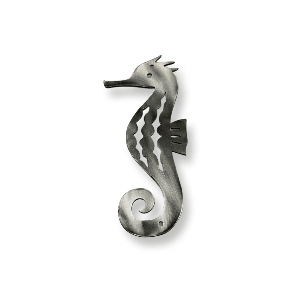 Metal Seahorse Wall Art – Coastal Beach & Pool House Decor - RMMDecor