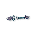 Hawaiian "Ohana" Metal Sign – Coastal Family Wall Decor - RMMDecor